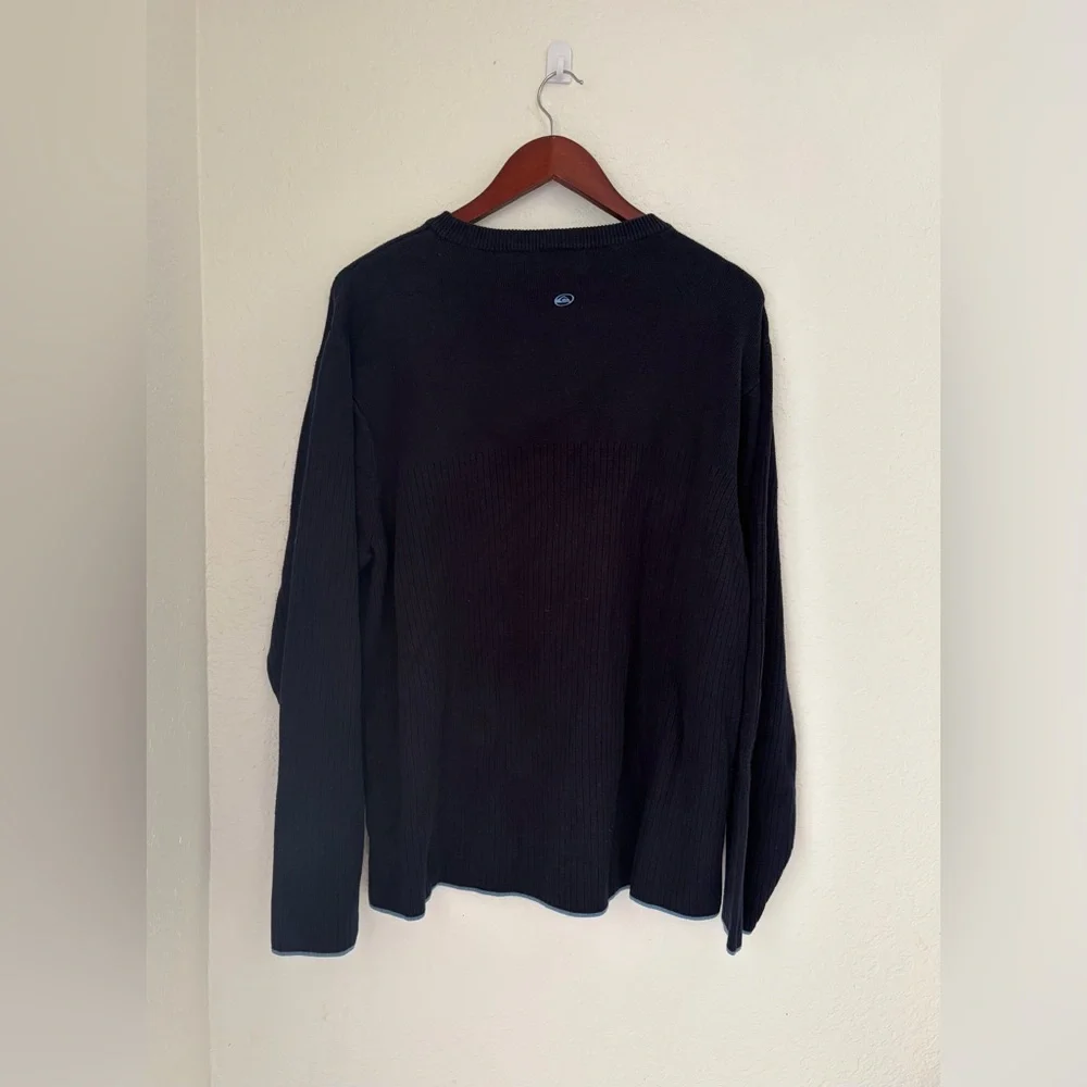 Quiksilver Men's Dark Blue Crewneck Sweater